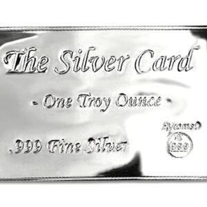 Silver Card - One Troy Ounce